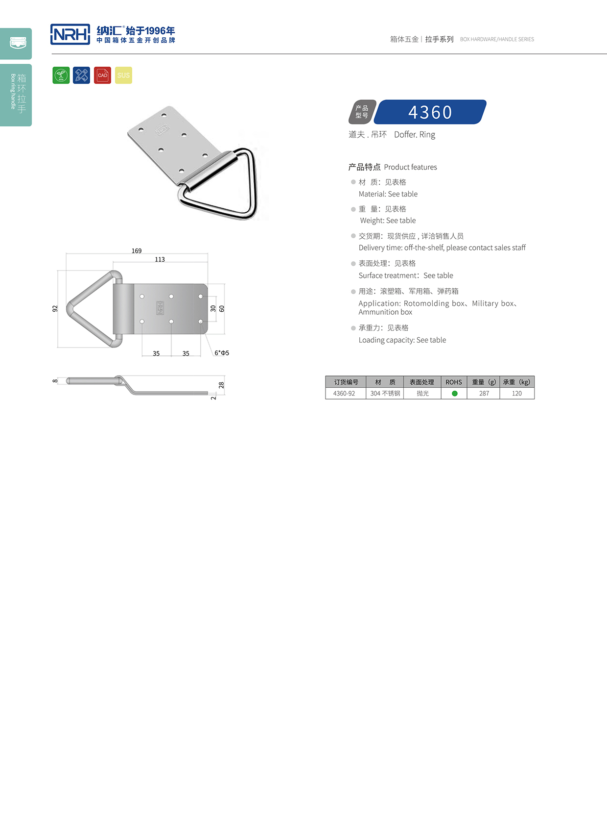 樱桃视频APP在线观看/NRH 滚塑箱吊环 4360